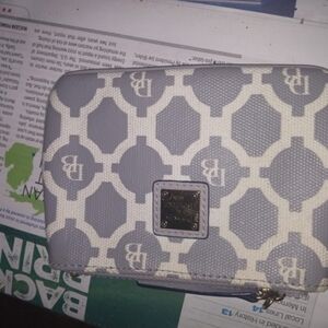 Dooney & Bourke Gray and Cream Wallet